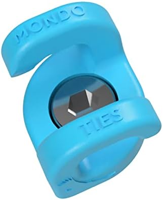 Kondor Blue Mondo קשרים | קטעי ניהול כבלים לארגון כבלים במצלמה | 1/4 -20 רכוב | 10 חבילה | כחול